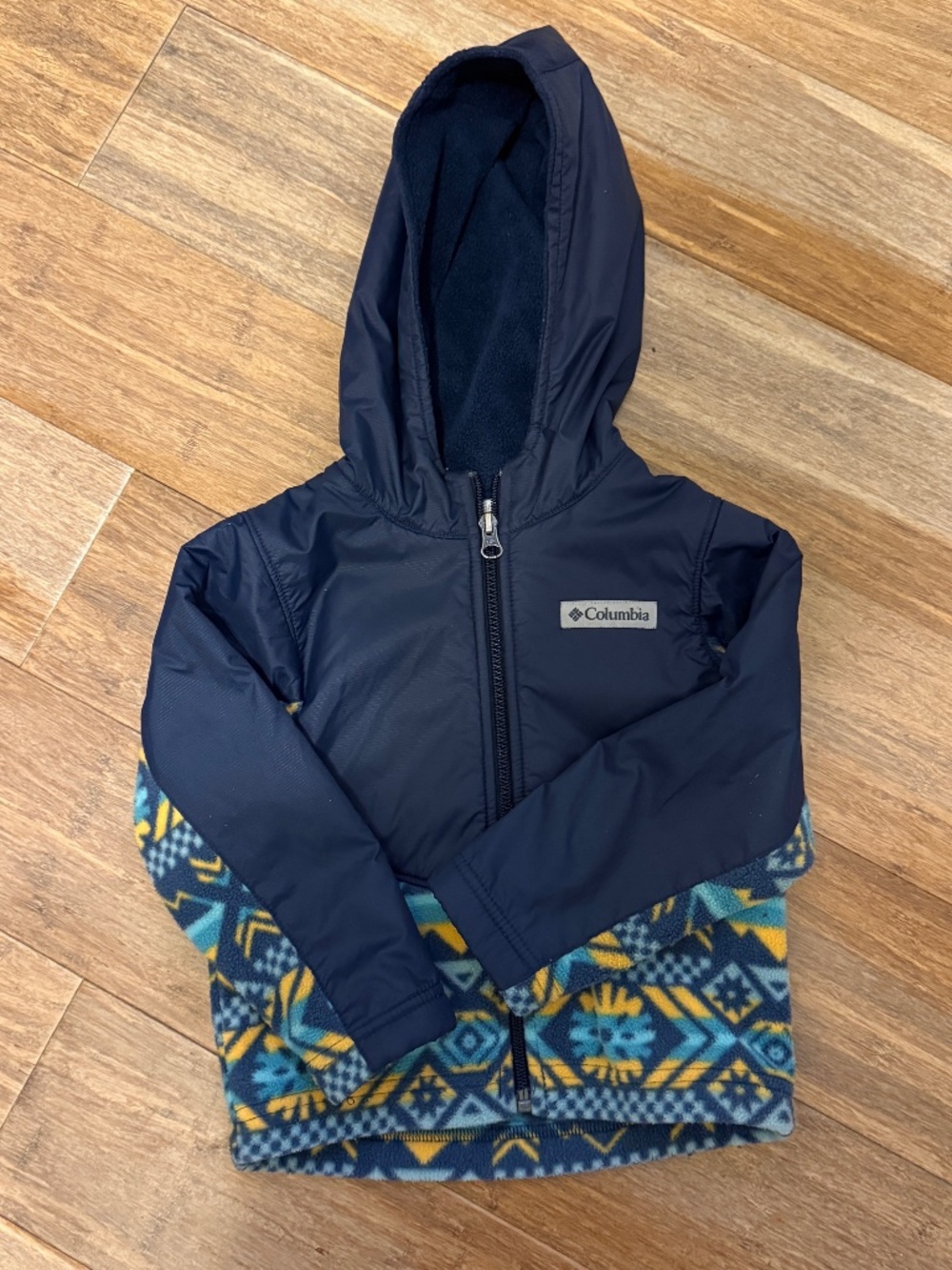 Columbia 3T rain overlay fleece jacket